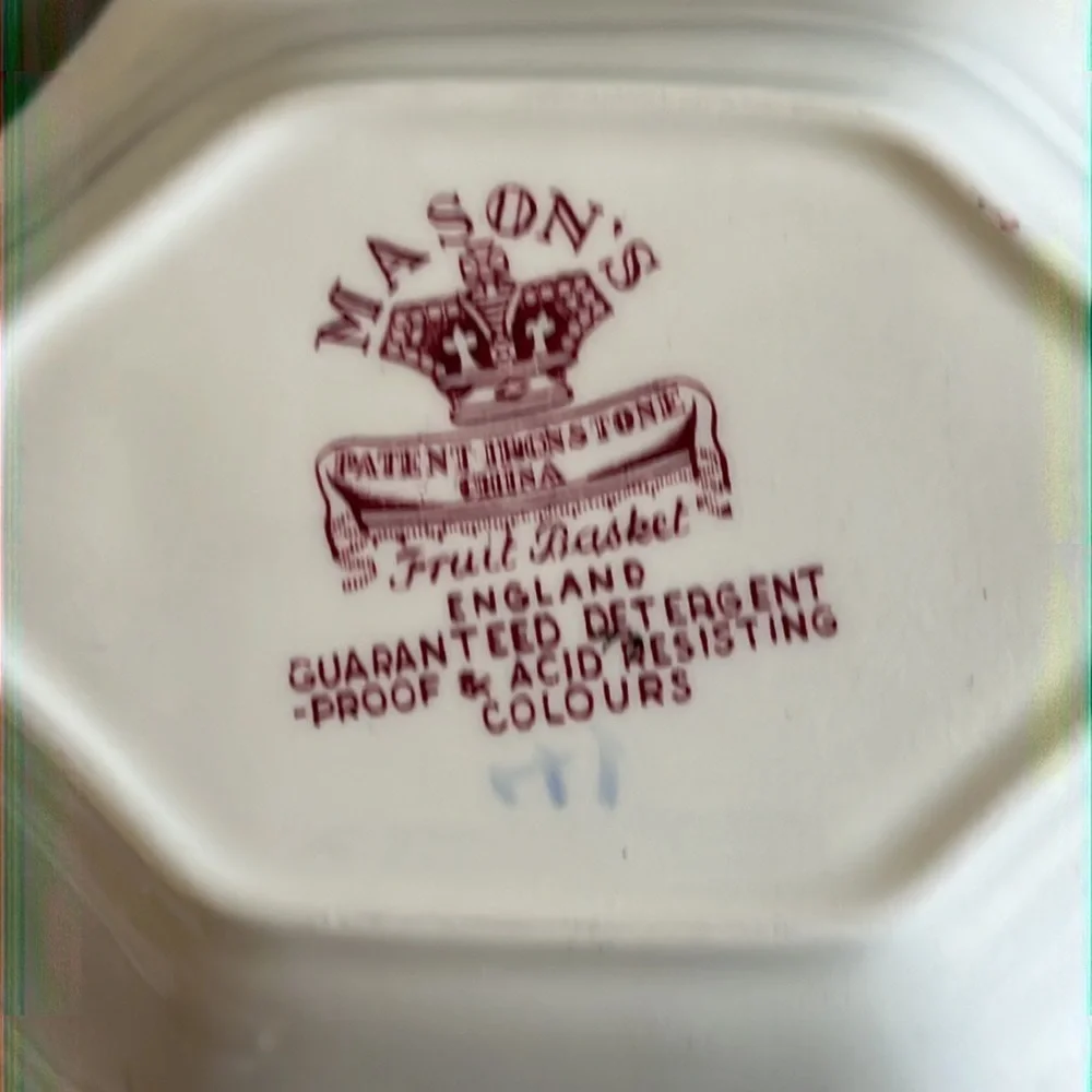 Mason vintage ironstone